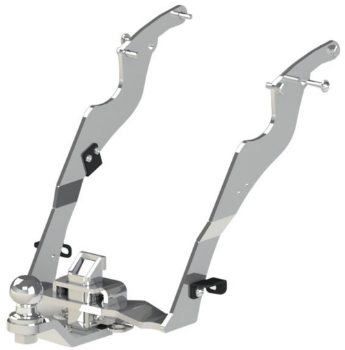 Road King Hitch, 09-13, Chrome