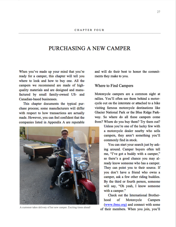 Motorcycle Campers A to Z