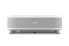 Epson EpiqVision Ultra LS650 Ultra Short Throw 3-Chip 3LCD Smart Streaming Laser Projector, 4K PRO-UHD, HDR, 3,600 Lumens, up to 120", Epson Setting Assistant, Android TV, Sound by Yamaha - White