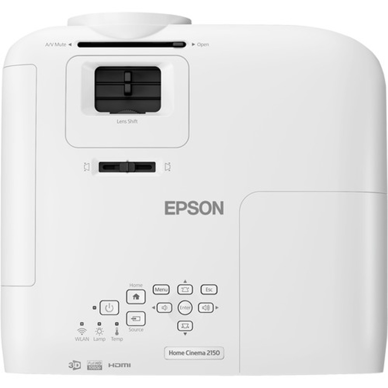 Epson PowerLite Home Cinema 2150 Full HD 3LCD Projector with Miracast  (V11H852020)