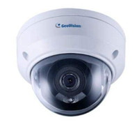 Geovision GV-TDR4703-2F 4MP IR WDR Pro 3DNR Outdoor Network Dome Camera with 2.8mm Fixed Lens, RJ45 Connection