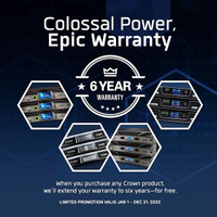 Crown XLS1502 Two-channel, 525-Watt at 4 Power Amplifier