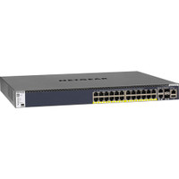 Netgear GSM4328PA-100NES M4300-28G-PoE+ 26-Port 1G/10G PoE+ Compliant Managed Network Switch with SFP+ (480W)