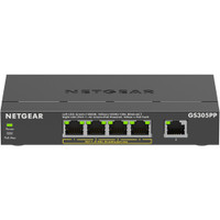 Netgear GS305PP-300NAS 5-Port Gigabit PoE+ Compliant Unmanaged Network Switch