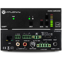 Atlona AT-GAIN-60 Gain 60 Stereo / Mono 60W Plenum-Rated Power Amplifier Atlona AT-GAIN-60 Gain 60 Stereo / Mono 60W Plenum-Rated Power Amplifier