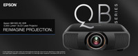 Epson QB1000 4K HDR 3,300 Lumen 3LCD Laser Projector – Black