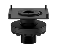 Logitech 939-001811 Grommet Mount accessory, showing the bottom plate and cable channel.