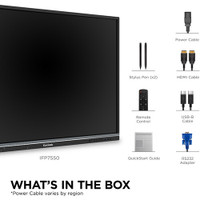 ViewSonic ViewBoard IFP7550 75" UHD 4K Interactive Display