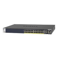 Netgear GSM4328PB M4300-28G-PoE+ 24x1G PoE+ Stackable Managed Switch with 2x10GBASE-T and 2xSFP+ (1000W PSU)