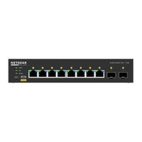 Netgear GSM4210PX M4250-8G2XF-PoE+ AV Line 8x1G PoE+ 220W and 2xSFP+ Managed Desktop Switch