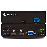 Atlona AT-HDVS-150-TX Conferencing Switcher for HDMI and VGA with Ethernet-Enabled HDBaseT Output – 3x1
