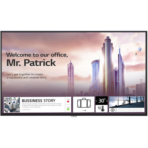 LG UH5F-H 98" Class 4K UHD Digital Signage & Conference Room Smart IPS LED Display