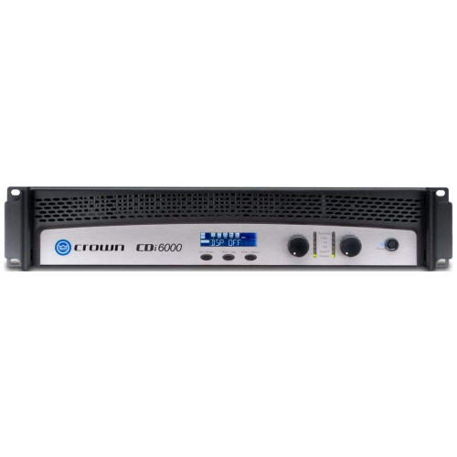 Crown CDI6000 Two-Channel, 2100-Watt @ 4?, 70V/140V Power Amplifier Crown CDI6000 Two-Channel, 2100-Watt @ 4?, 70V/140V Power Amplifier