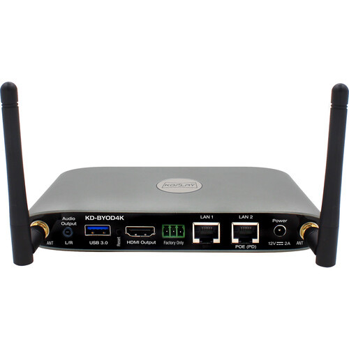 Key Digital KD-BYOD4K 4K KDPlay Wireless Presentation Gateway