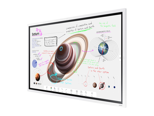 Samsung WM85B 85" All-in-One Digital Flipchart Collaborative Display 3840x2160