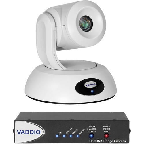 Vaddio 999-99600-270W RoboSHOT 12E HDBT OneLINK Bridge Express System (White)
