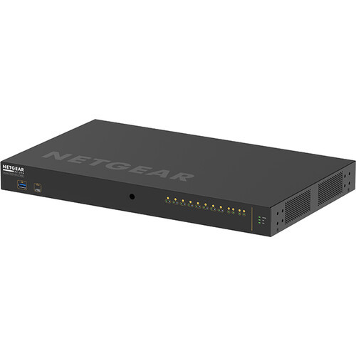 Netgear AV Line M4250 GSM4212UX 8-Port Gigabit PoE++ Compliant Managed AV Switch with SFP+ (720W)