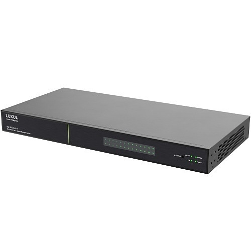 Luxul SW-505-24P-R Pro 2 SW Series 24 PoE+ 2-Combo RJ45 / SFP Rear-Facing Ports Luxul SW-505-24P-R Pro 2 SW Series 24 PoE+ 2-Combo RJ45 / SFP Rear-Facing Ports