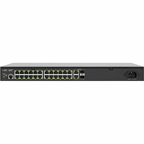 Luxul SW-505-24P-R Pro 2 SW Series 24 PoE+ 2-Combo RJ45 / SFP Rear-Facing Ports Luxul SW-505-24P-R Pro 2 SW Series 24 PoE+ 2-Combo RJ45 / SFP Rear-Facing Ports