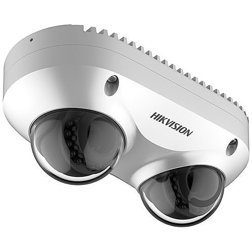 Hikvision DS-2CD6D42G0-IS 2.8MM Smart Series PanoVu 4MP Dual-Lens IP Camera, 2.8mm Lens, White