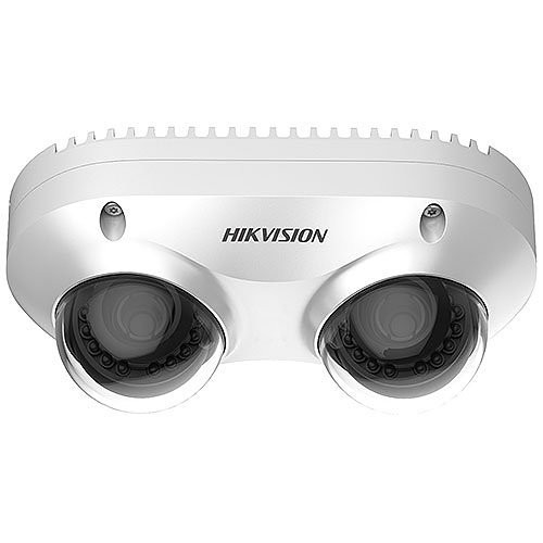 Hikvision DS-2CD6D42G0-IS 2.8MM Smart Series PanoVu 4MP Dual-Lens IP Camera, 2.8mm Lens, White