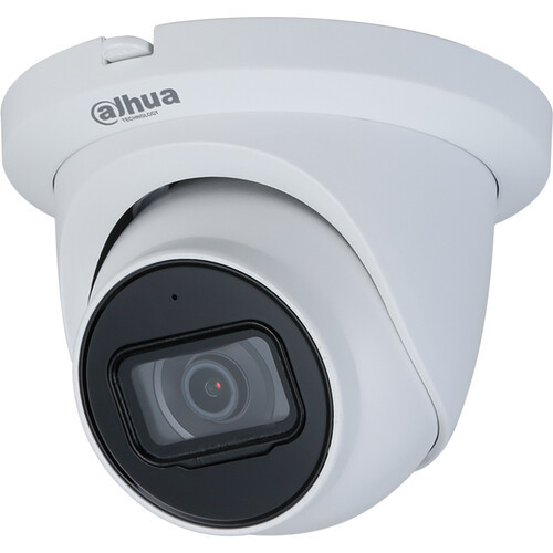 Dahua N43CG62 Lite-Series Enhanced Starlight 4MP WDR Turret IP Camera with Smart Motion Detection+, 2.8mm Fixed Lens, White