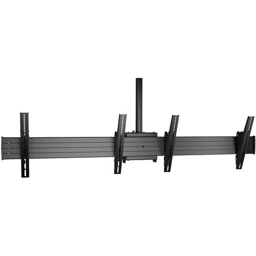 Chief FUSION Large Ceiling-Mounted 2 x 1 Menu Board Mount (Black)