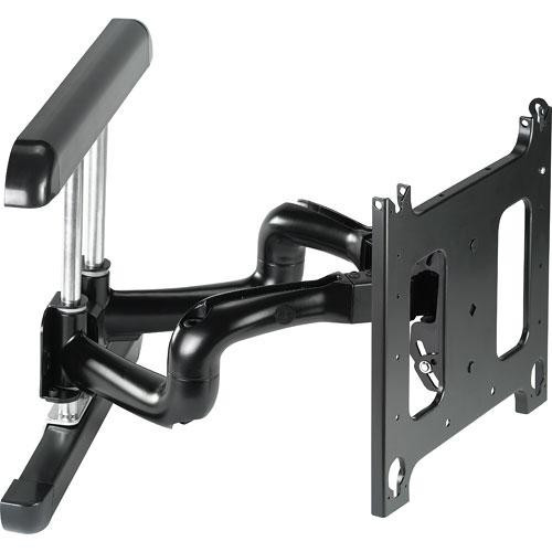 Chief PNRUB Large Flat Panel Swing Arm Wall Display Mount, 25" Extension (Black)