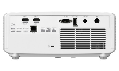 Optoma ZK430ST Laser DLP Projector, 4K UHD, 3700 Lumens, HDR/HLG, D:W 0.496:1
