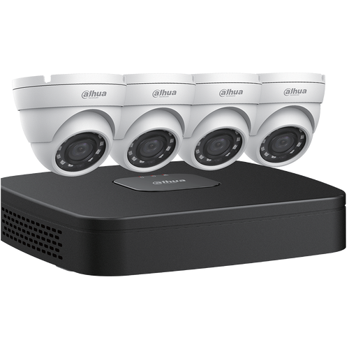 Dahua N444E42B 4MP Security System, Smart H.265+