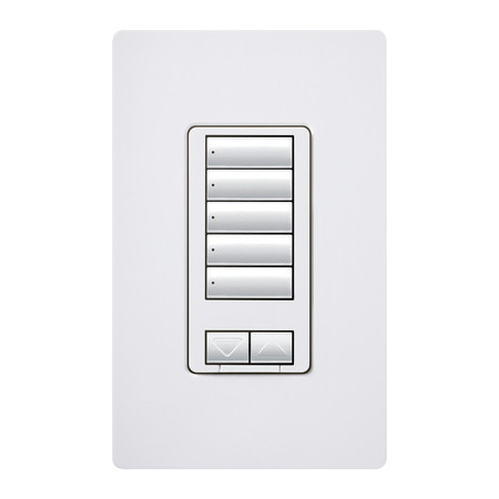 Lutron RadioRA 2 seeTouch LED+ Hybrid Keypad.