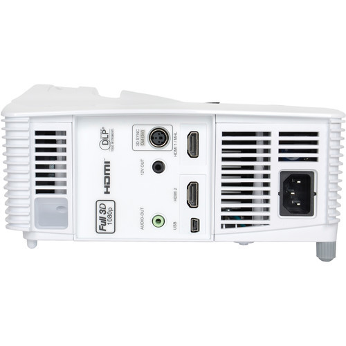 Optoma EH200ST Portable 3D Full HD 1080p DLP Projector with Speaker