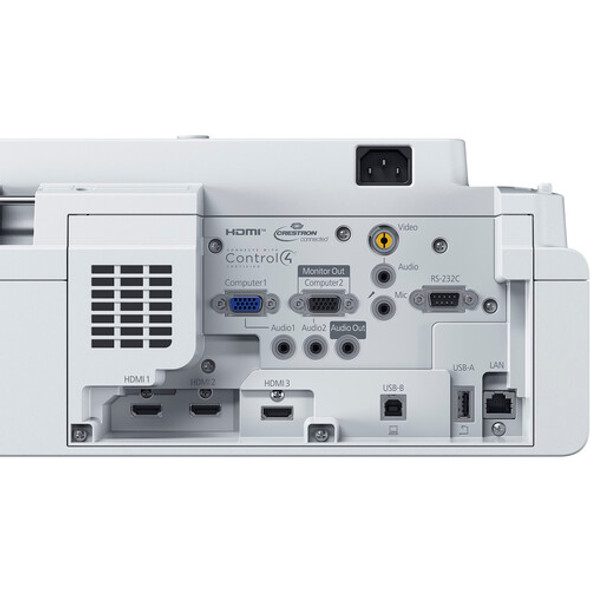 Epson PowerLite 720 3800-Lumen XGA Ultra-Short Throw Laser Education Network 3LCD Projector Epson PowerLite 720 3800-Lumen XGA Ultra-Short Throw Laser Education Network 3LCD Projector