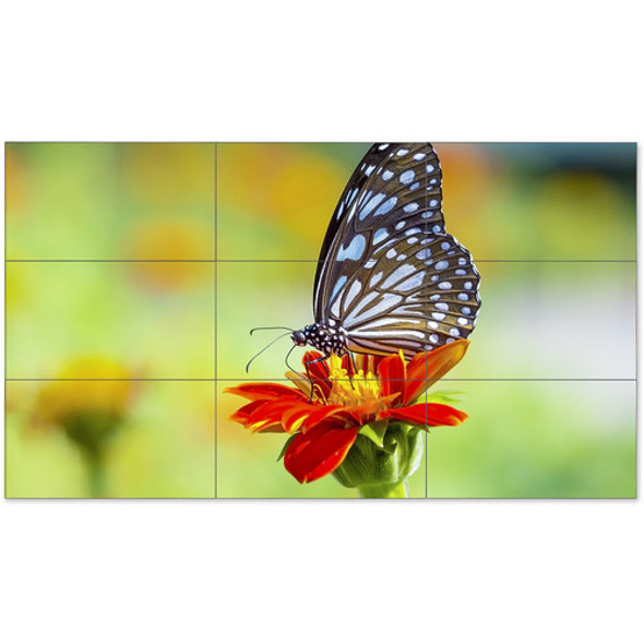 NEC 55" LED Backlit Ultra-Narrow Bezel 3x3 Video Wall Bundle