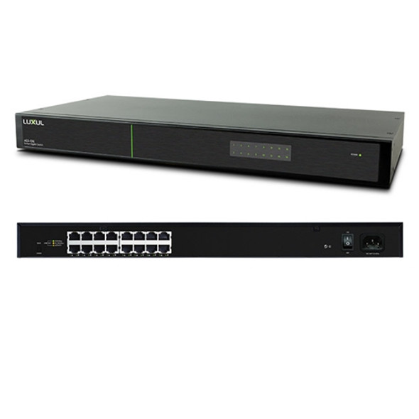 LUXUL AGS-1016 - 16-Port Gigabit Rack Mount Switch