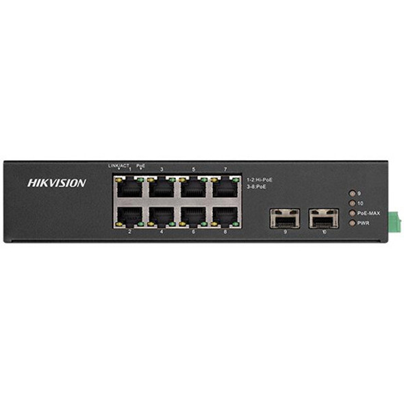 Hikvision DS-3T0510HP-E/HS 8-Port Gigabit PoE+ Compliant Unmanaged Network Switch