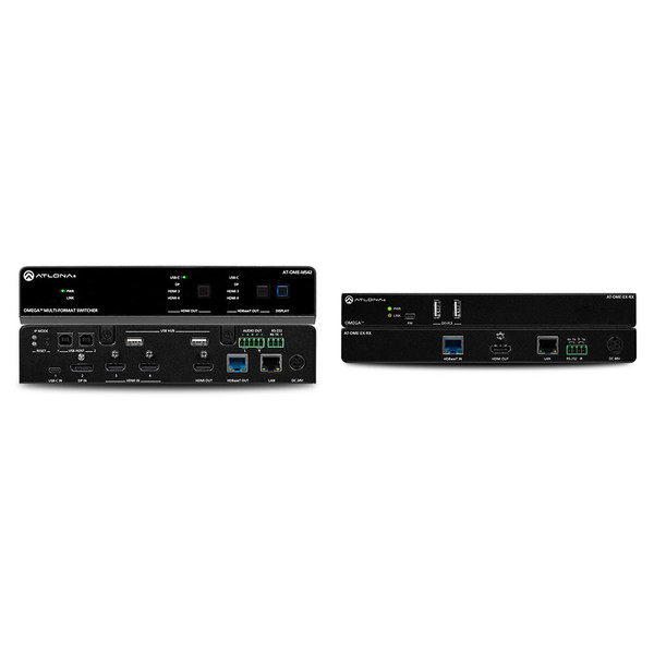 Atlona Omega 4x2 4K/UHD Multi-Format Matrix Switcher Kit AT-OME-MS42-KIT