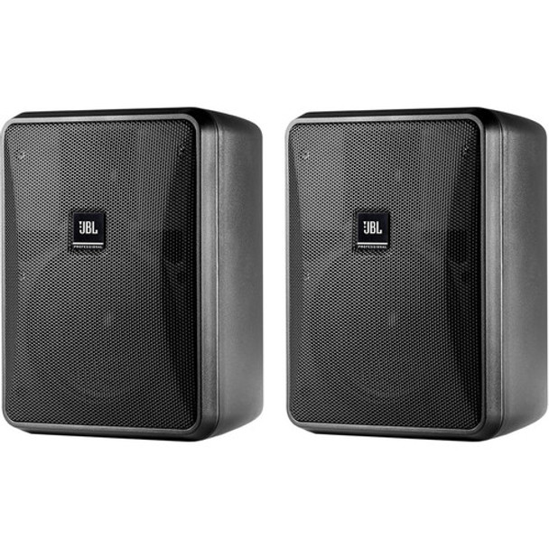 JBL Control 25-1 Compact Indoor/Outdoor Background/Foreground Speaker (Pair, Black)