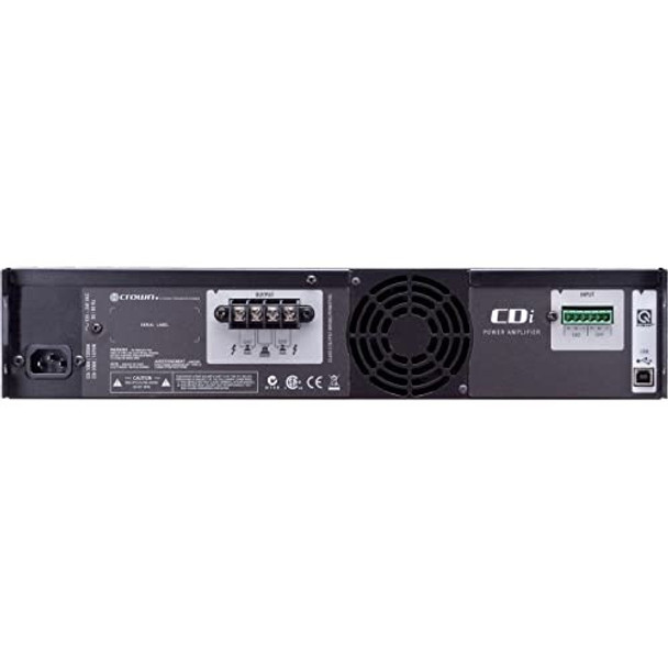 Crown CDi 2000 Two-Channel, 800-Watt @ 4?, 70V/140V Power Amplifier .