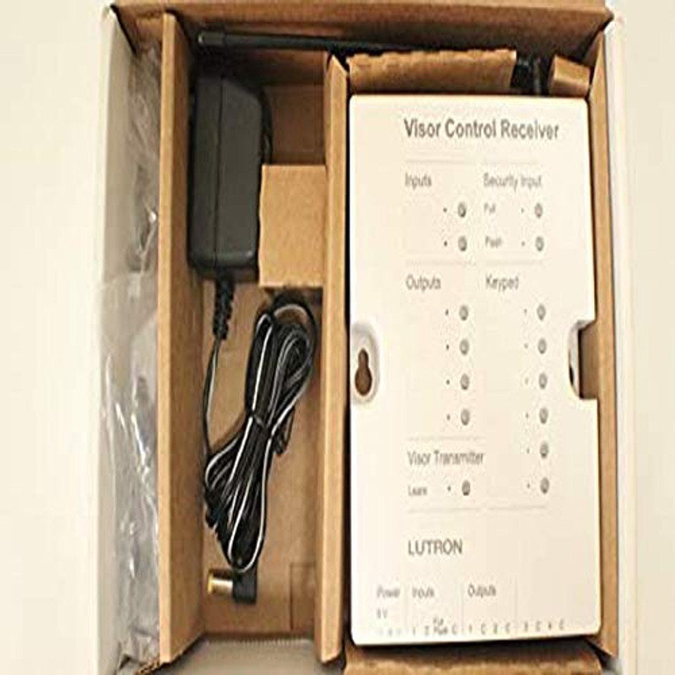 Lutron RRVCRXWH RadioRA 2 Visor Control Receiver