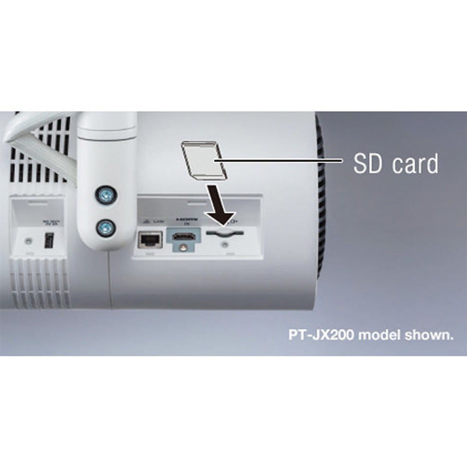 Panasonic PT-JX200F XGA 2000-Lumen Space Player DLP Direct-Mount Projector (White)