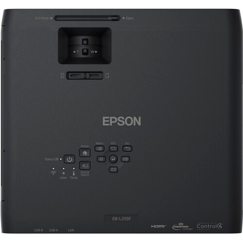 Epson PowerLite L255F 4500-Lumen Pixel-Shift Full HD Laser Network 3LCD Digital Signage Projector (Black)