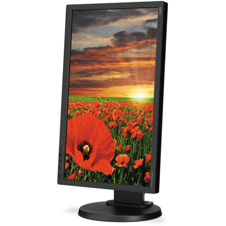 NEC E201W-BK MultiSync20" Eco-Friendly Widescreen LCD Computer Display