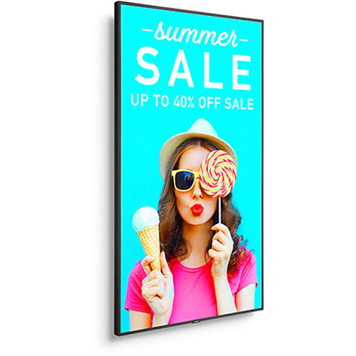 NEC C860Q-AVT3 86" Class 4K UHD Commercial IPS LED Display with ATSC Tuner