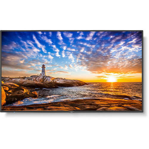 NEC P555 Series 55" Class 4K UHD Commercial IPS LED Display with integrated SoC Media Player
