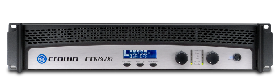 Crown CDI6000 Two-Channel, 2100-Watt @ 4?, 70V/140V Power Amplifier
