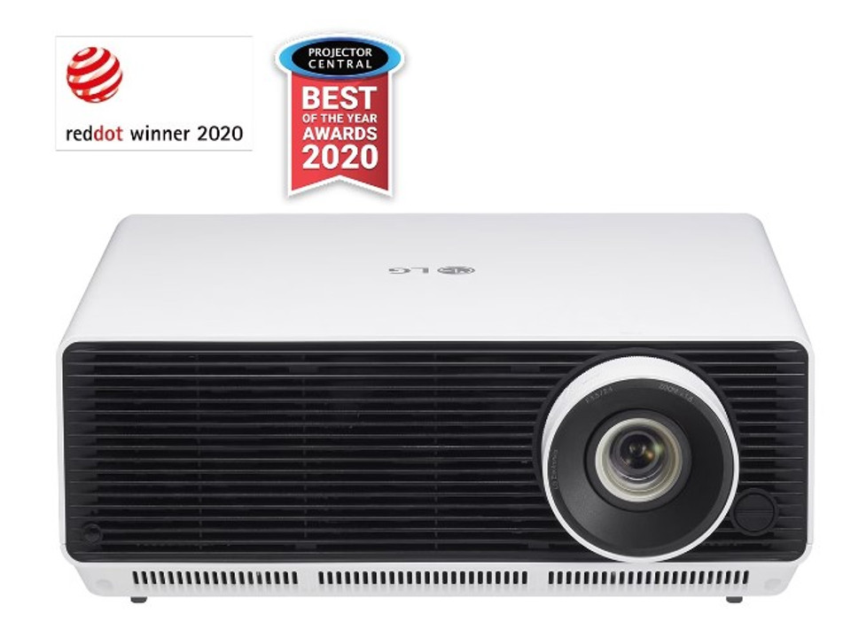LG ProBeam Laser Projector 4k 5000 Lumens Brightness - front pic LG ProBeam Laser Projector 4k 5000 Lumens Brightness - front pic
