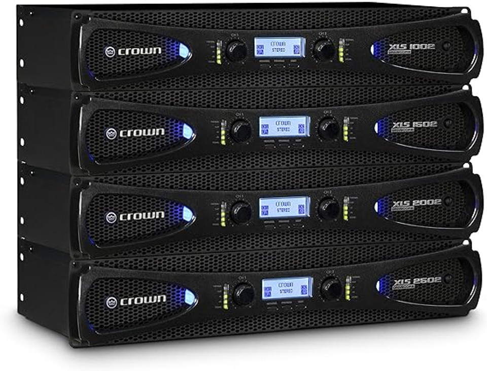 Crown XLS1502 Two-channel, 525-Watt at 4 Power Amplifier