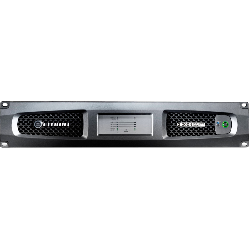 Crown Audio CDi 2X300BL DriveCore Series 2-Channel 2x300W Power Amplifier with BLU Link & Analog Input
