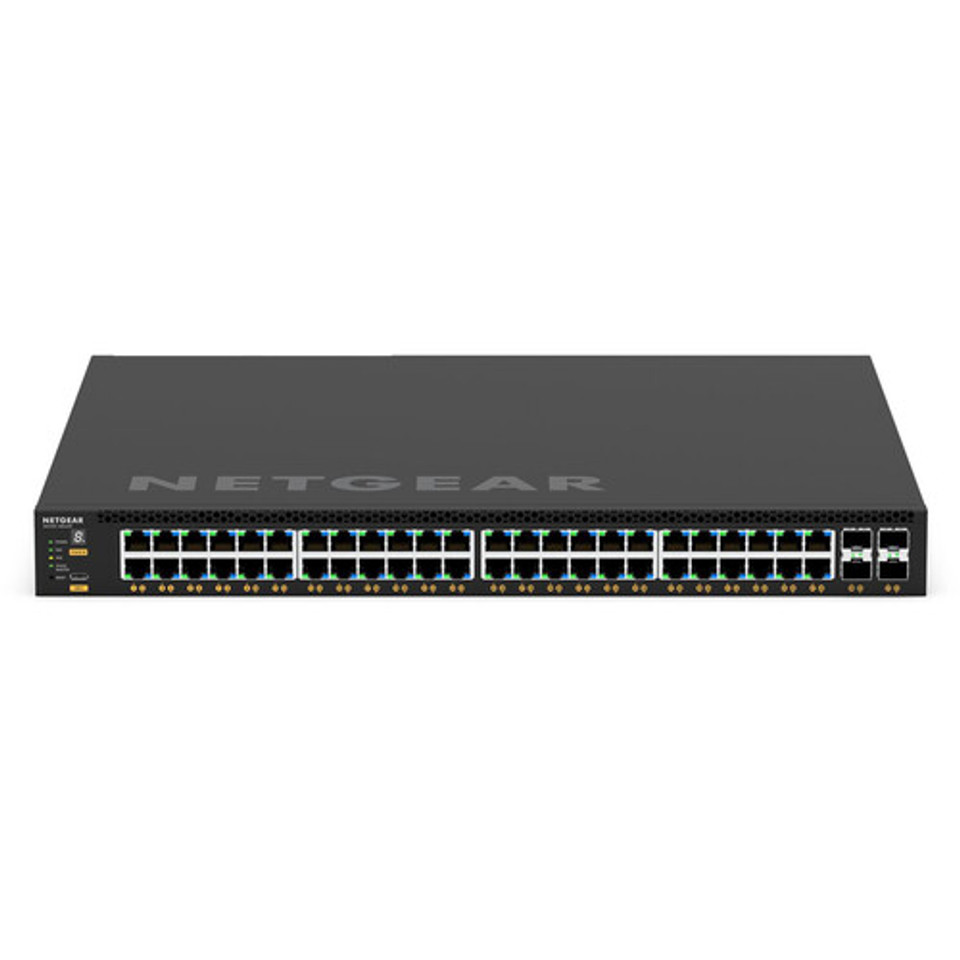 Netgear M4350-48G4XF 48-Port Gigabit PoE+ Compliant Managed AV Network Switch